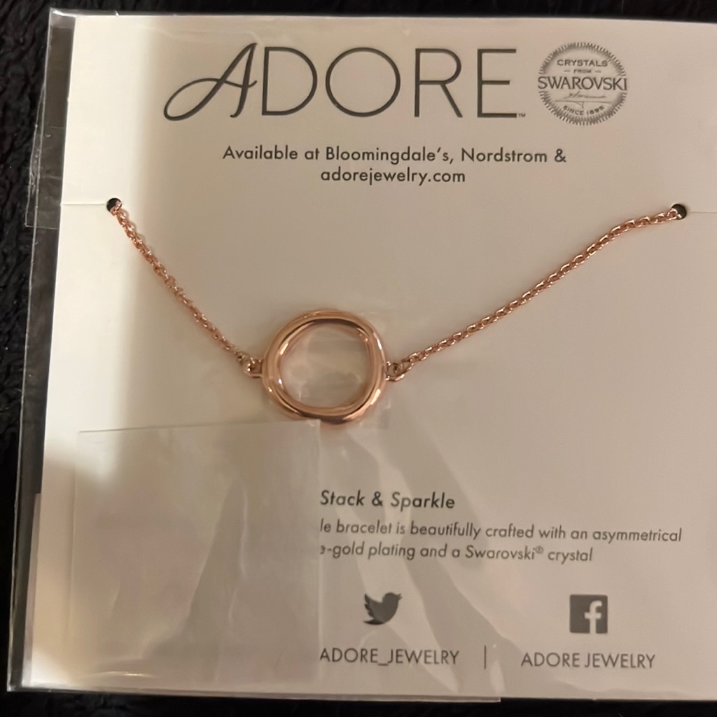 New In Package Adore Bracelet 12$